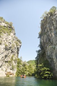 Tisne Stina, ein Highlight auf der Cetina beim Raften